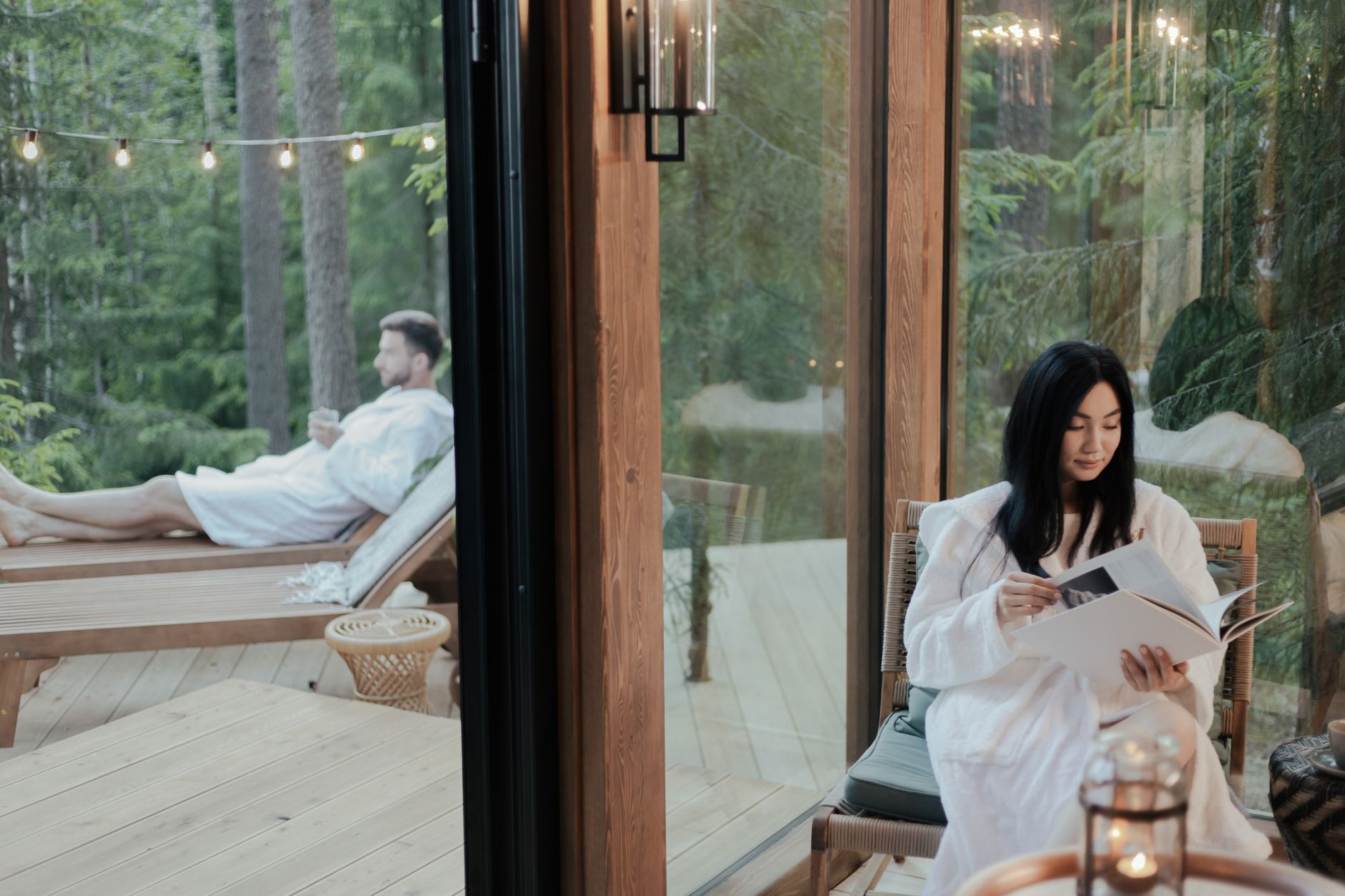 The relaxation lounge. Stay a while.